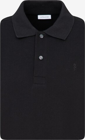 SEIDENSTICKER Polo-Shirt Slim Fit in Schwarz