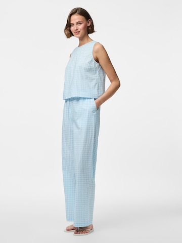 PIECES Loosefit Broek 'PCLiliane' in Blauw