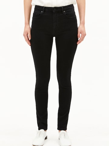 Skinny Jean ARMEDANGELS en noir : devant
