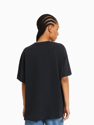 T-shirt Bershka en noir