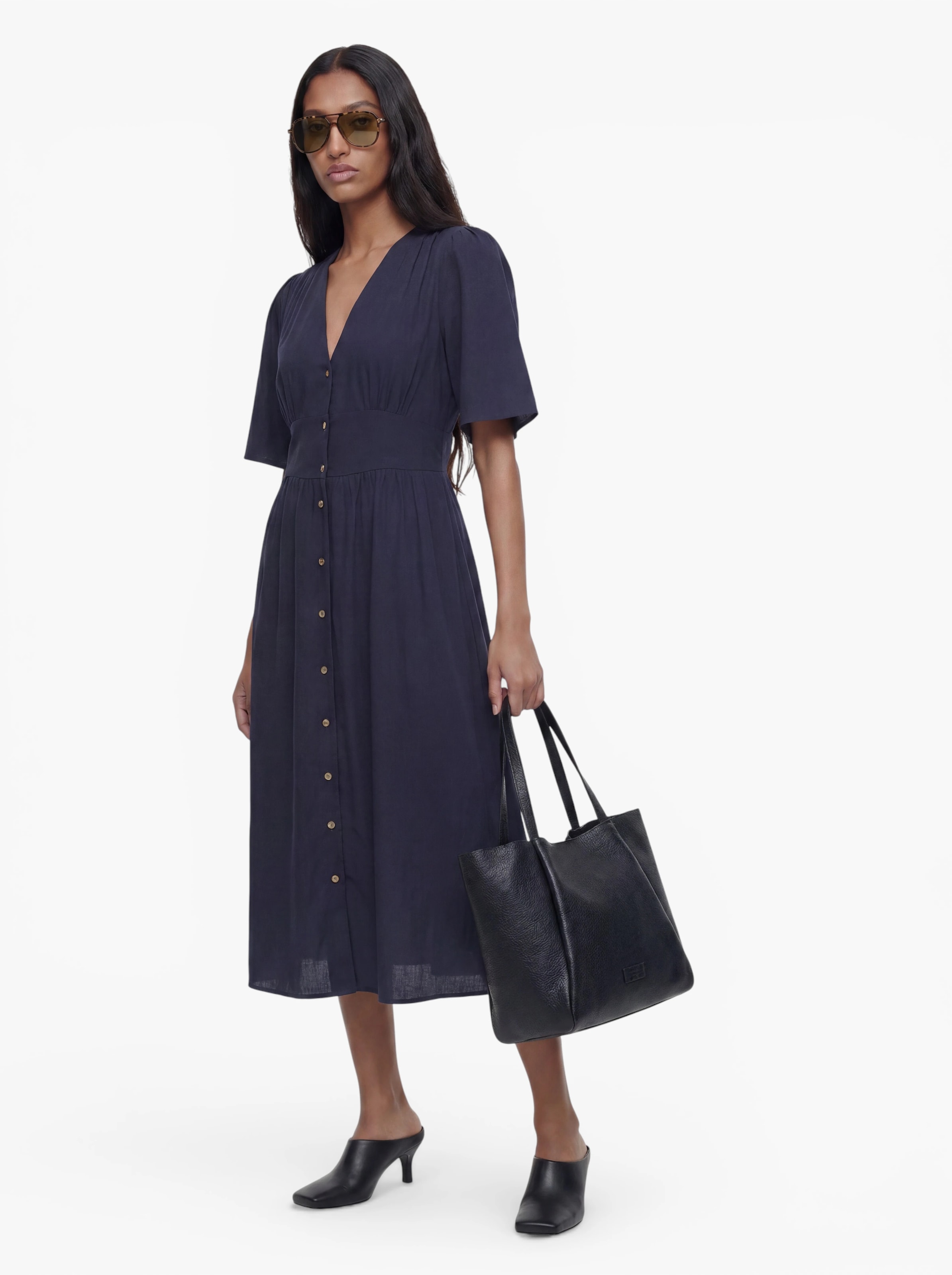 ONLY Kleid 'ONLTIZANA' in Blau