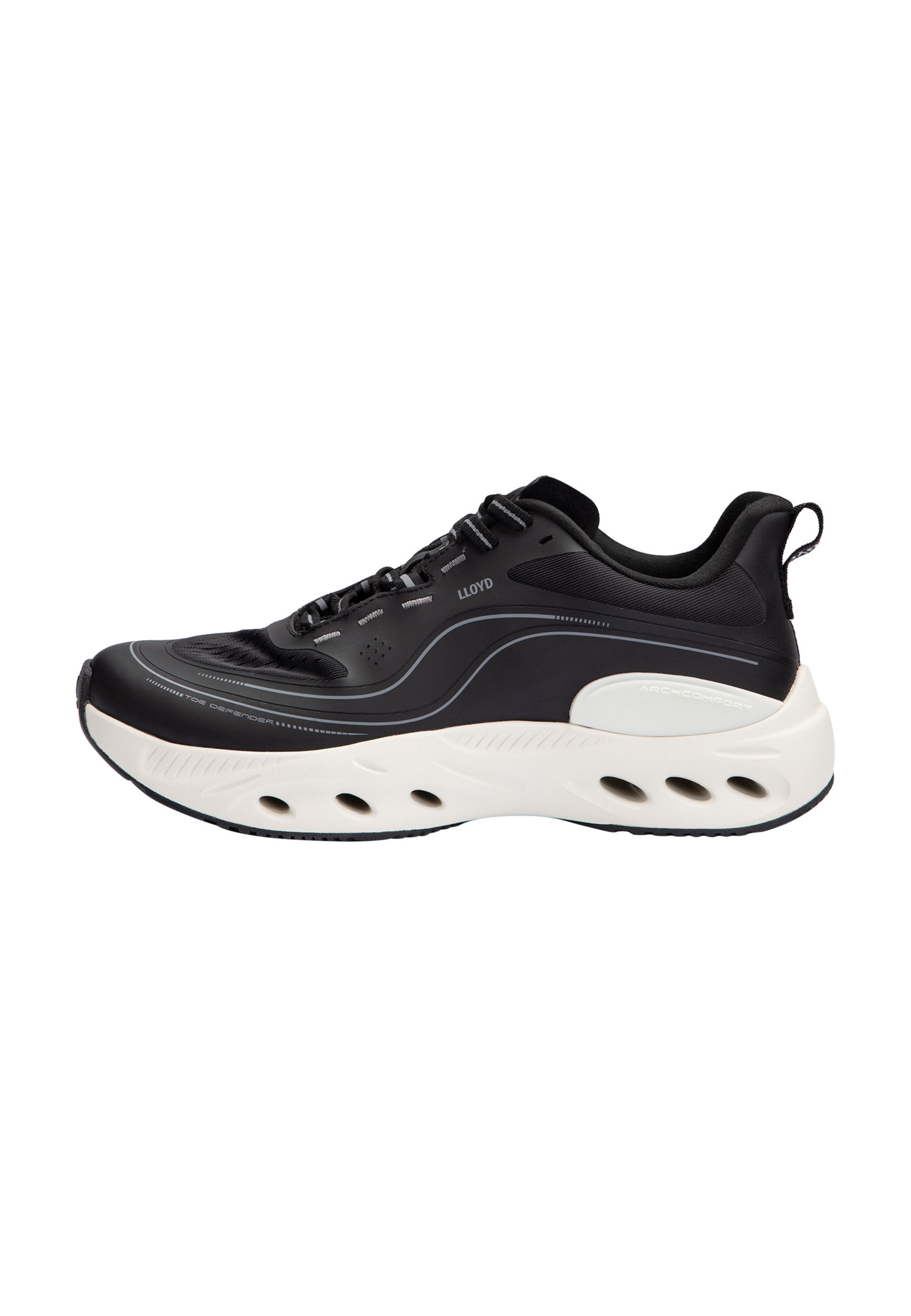 LLOYD Sneaker 'DASH X' in Schwarz: Vorderseite