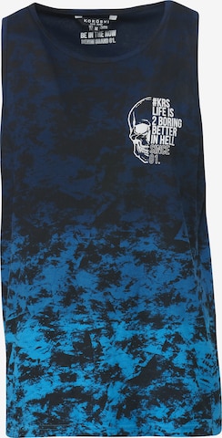KOROSHI T-shirt i blå: framsida