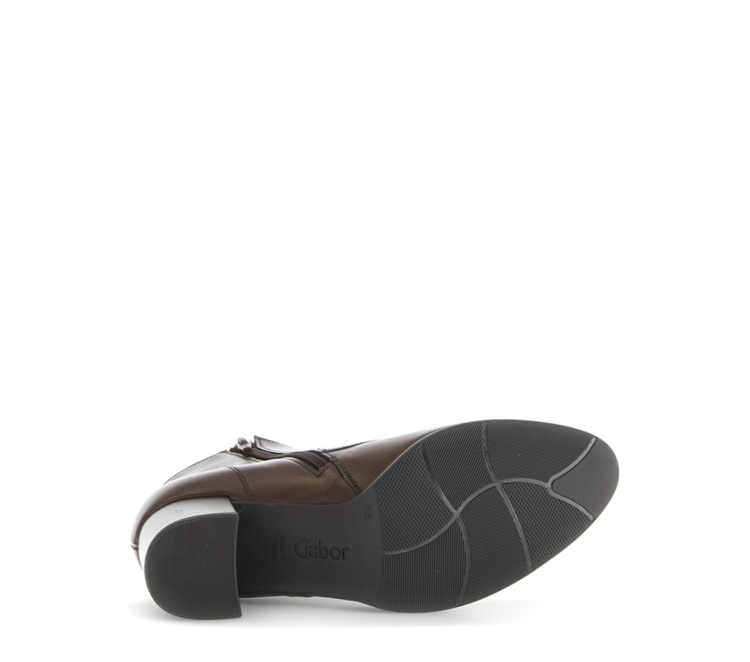 GABOR Lace-up bootie in Brown