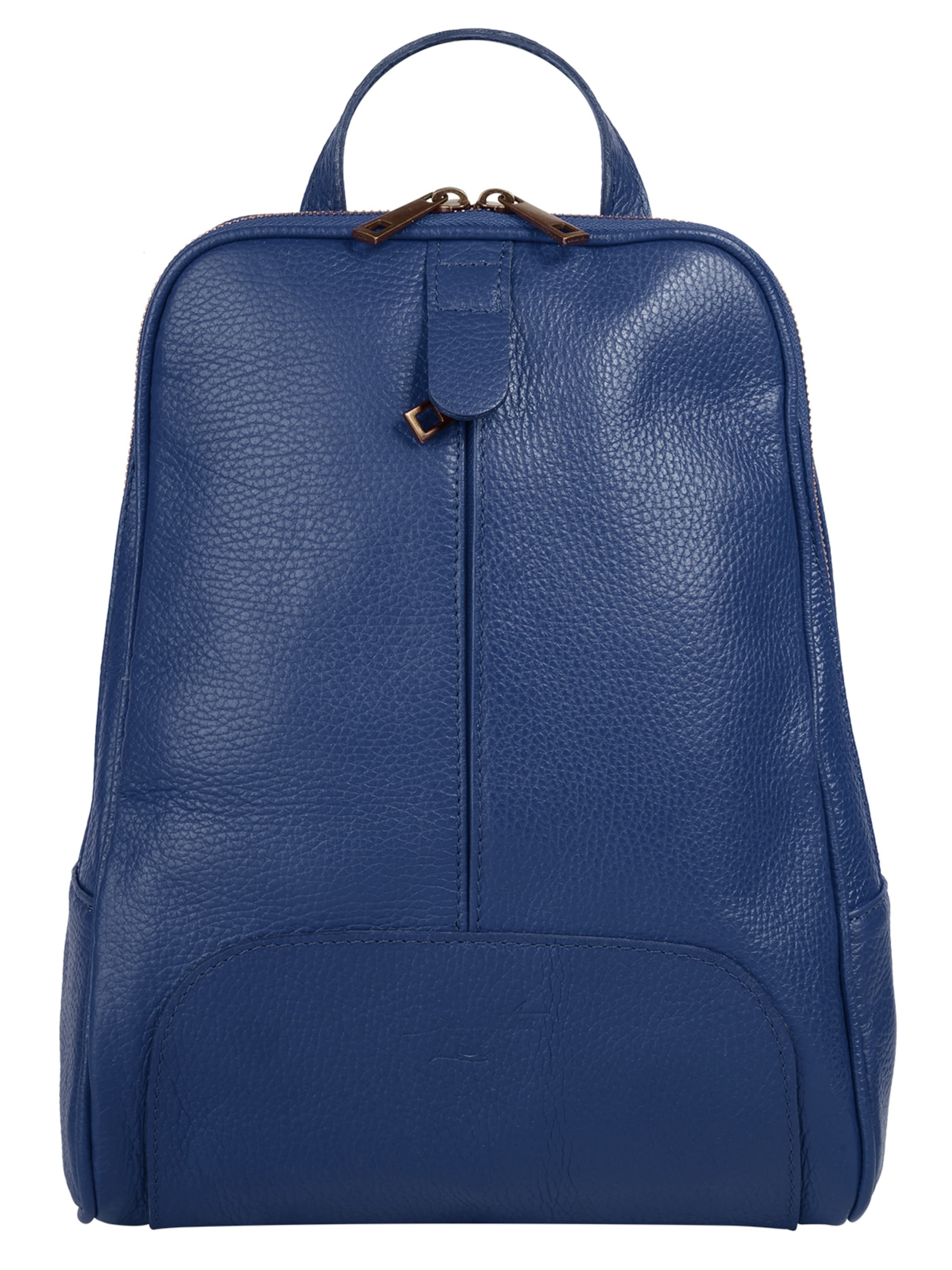 Samantha Look Backpack in Blue: front