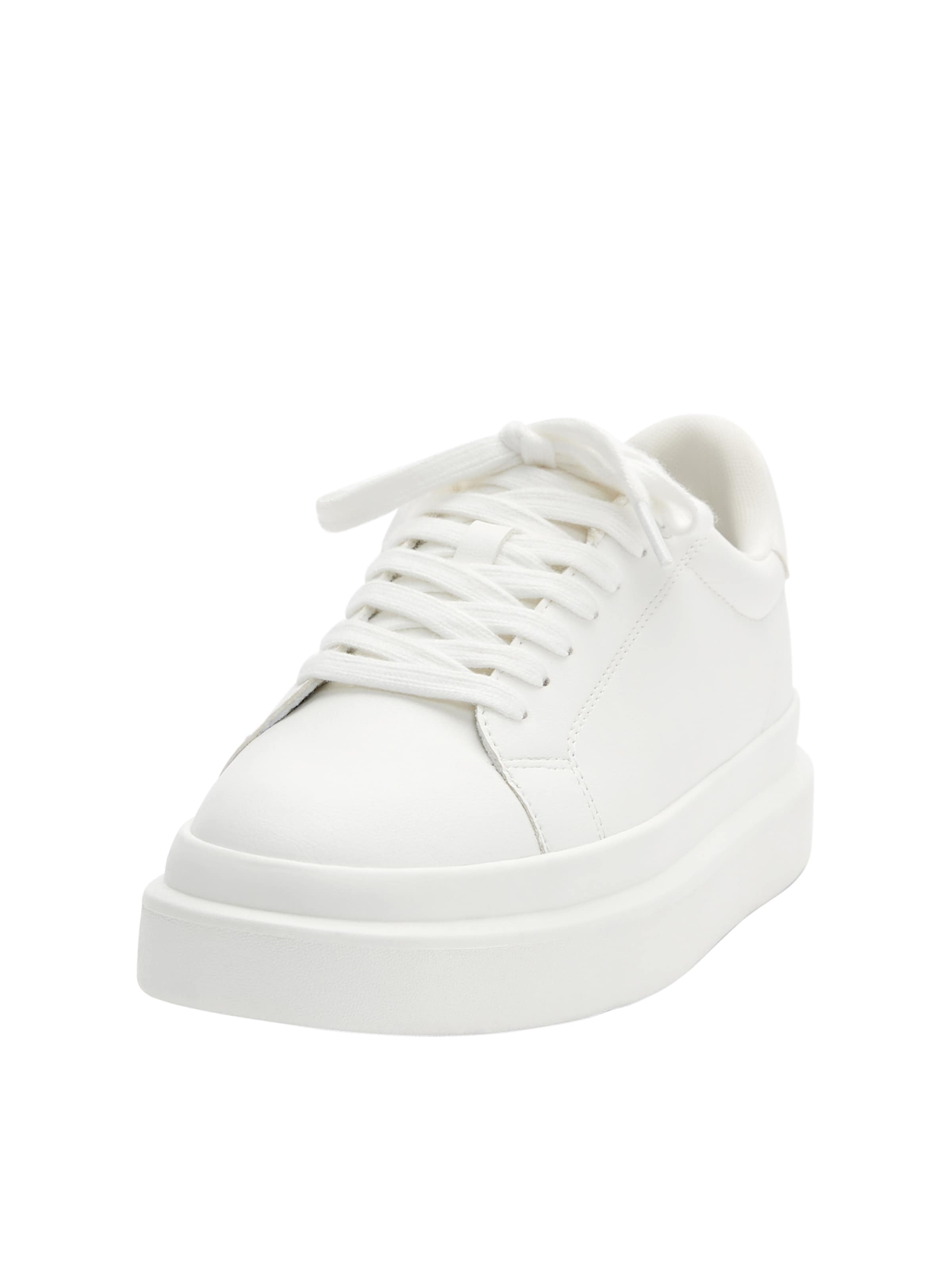 Pull&Bear Sneaker low i hvid: forside