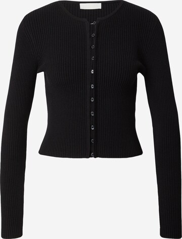 LeGer by Lena Gercke Strickjacke 'Lola' in Schwarz: predná strana