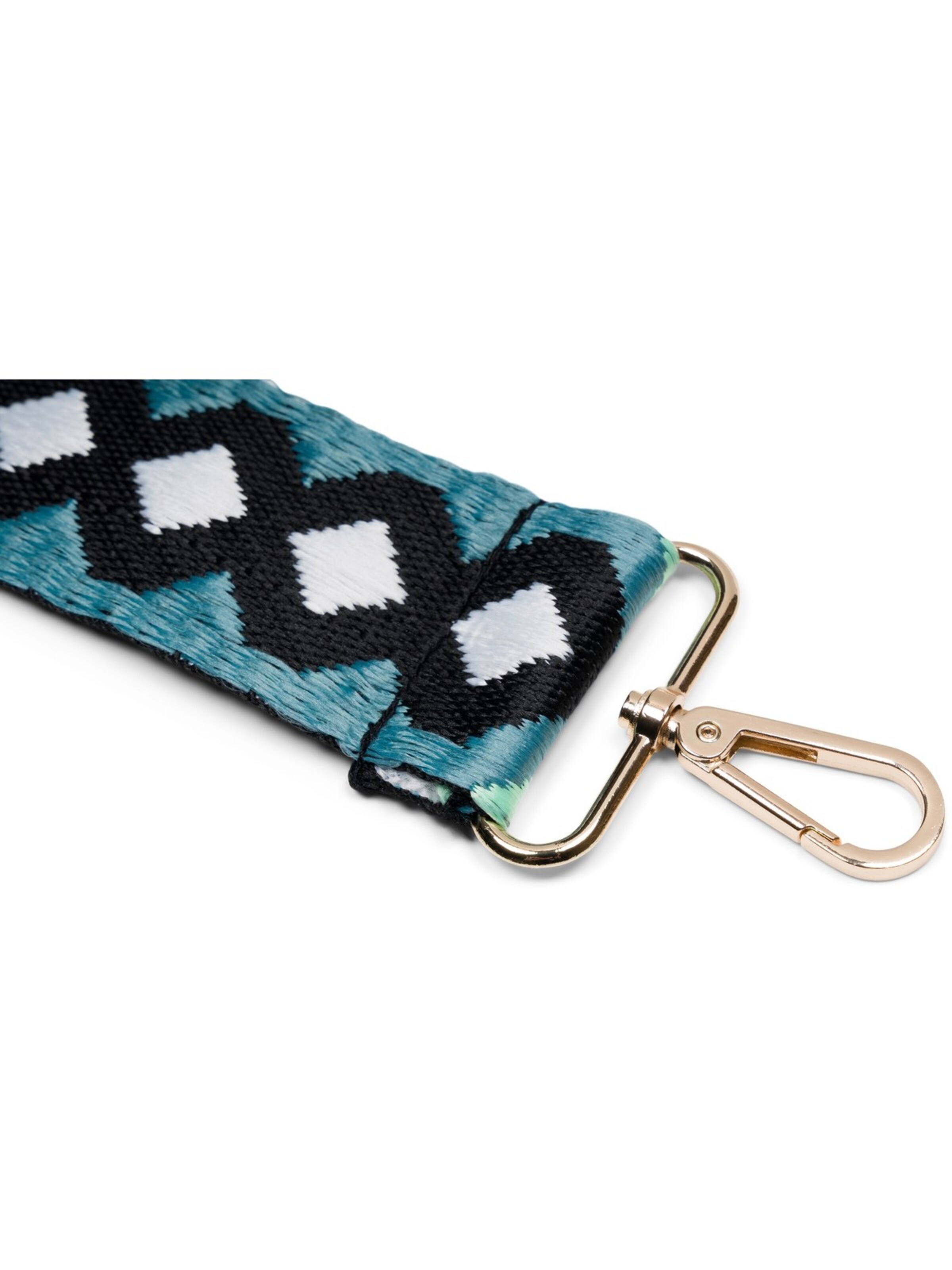 styleBREAKER Taschenzubehör 'Wechsel Taschengurt Ethno Muster bunt'‌‌‌ in Grün