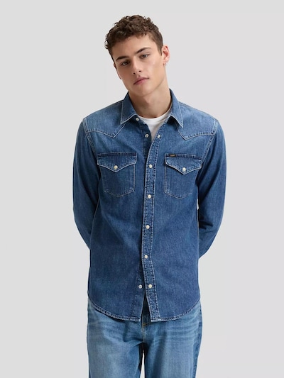 Lee Overhemd in L in de kleur Blauw, Productweergave