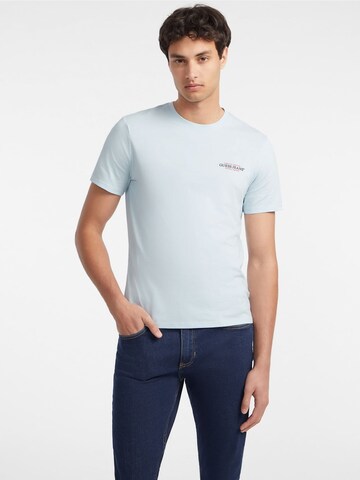 GUESS JEANS T-Shirt 'American Tradition' in Blau: Vorderseite