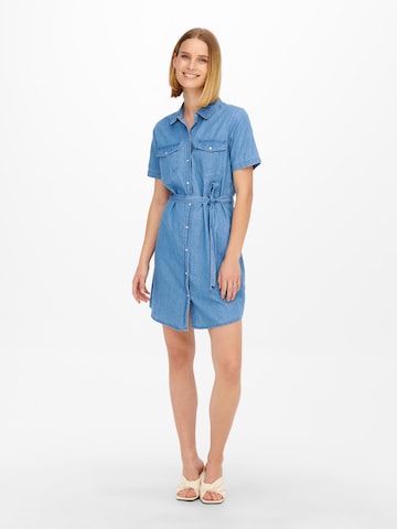 JDY Shirt Dress 'BELLA' in Blue