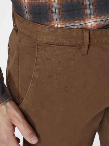 REDPOINT Slimfit Chinohose in Braun