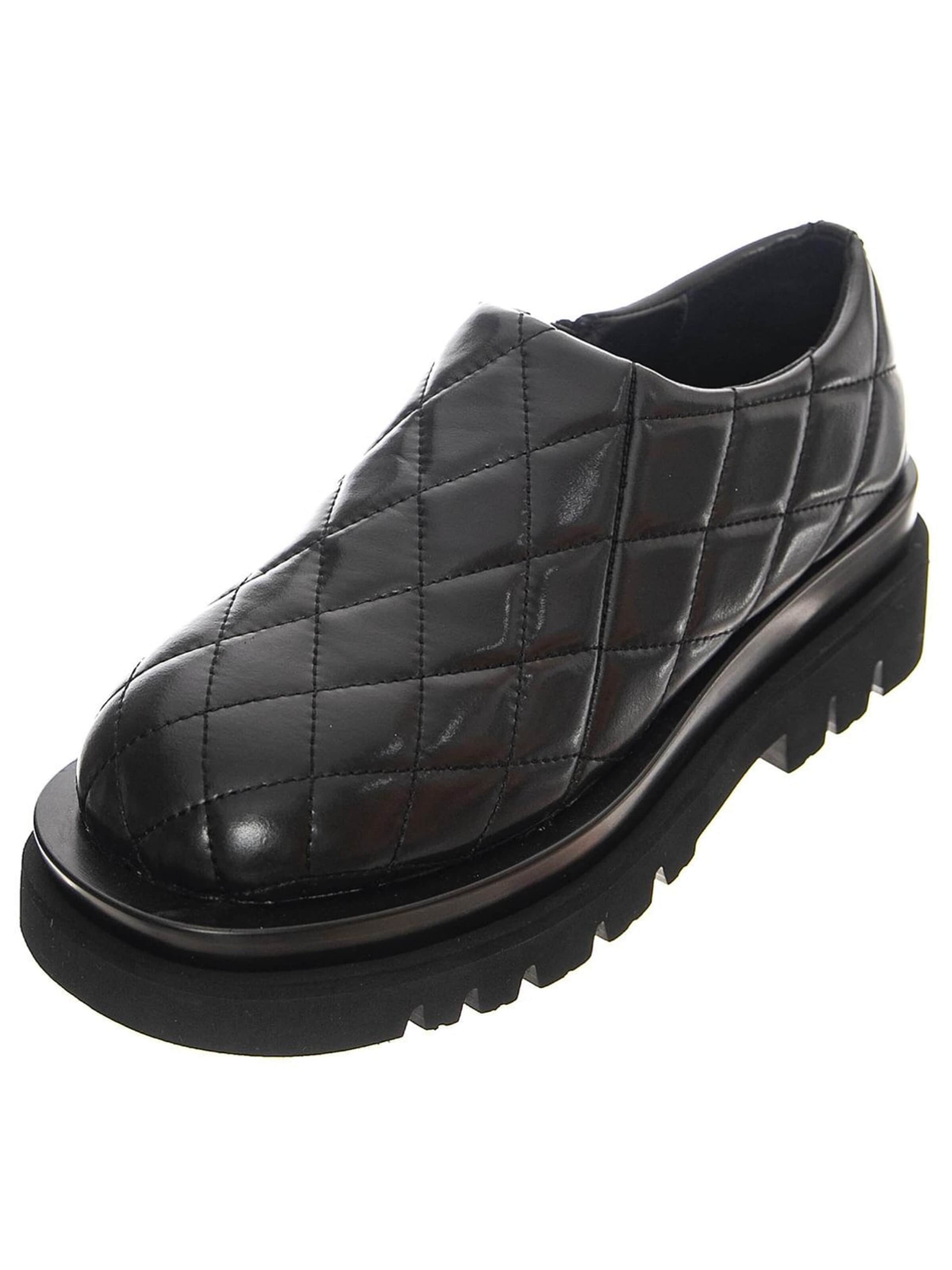 Jeffrey Campbell Sportslig snøresko 'Womens Destroq Black Low-Profile Shoes' i sort: forside