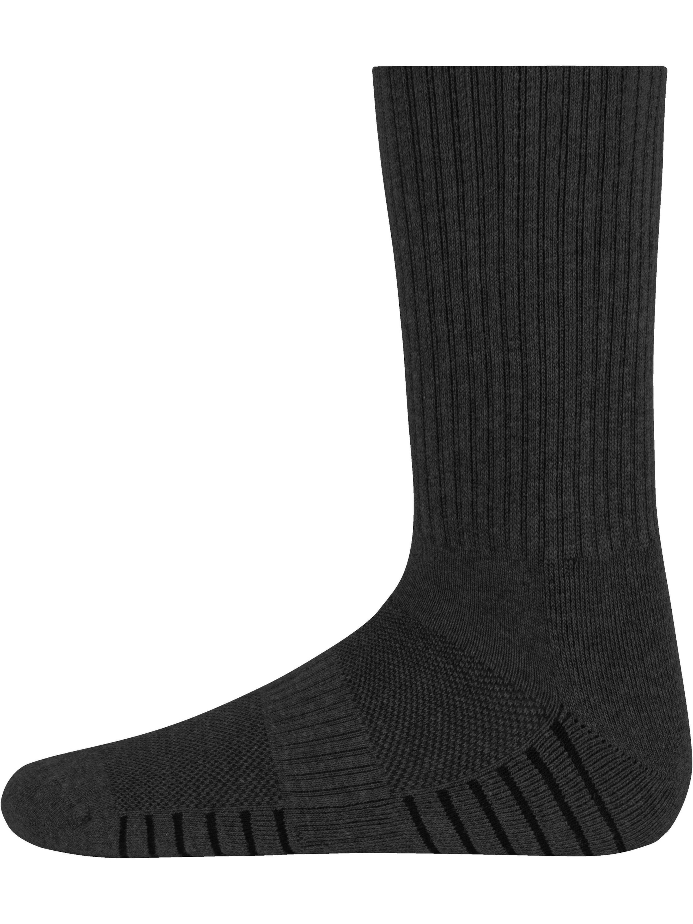 Chaussettes de sport normani en gris : devant