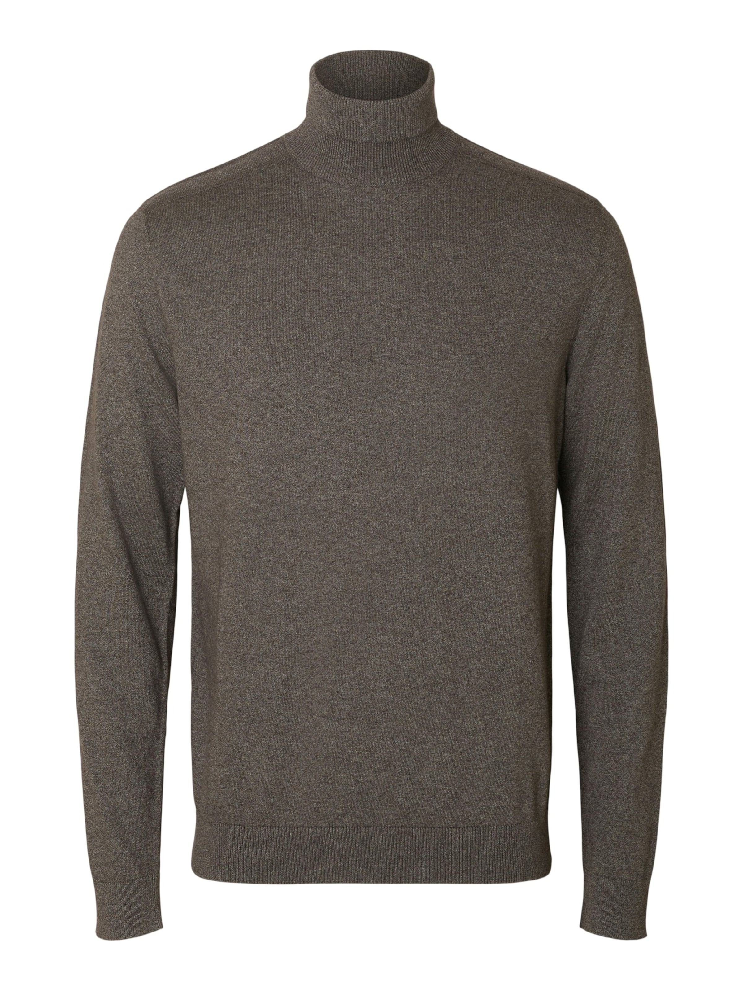 SELECTED Tröja 'SLHKRIS' i brun: framsida