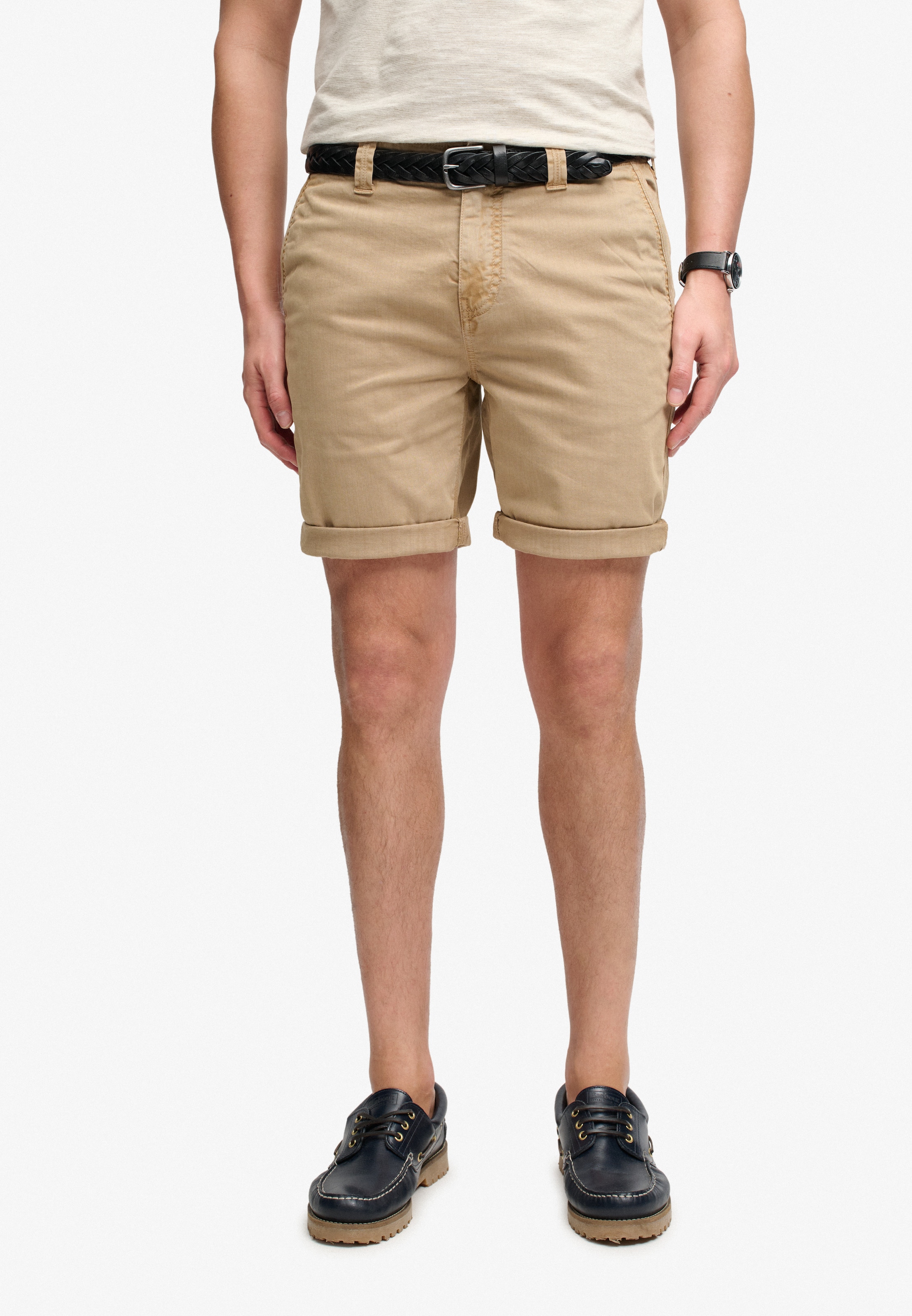 Regular Pantalon cargo Superdry & Co en beige : devant