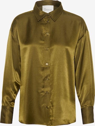 Chemisier 'Estelle' My Essential Wardrobe en vert : devant