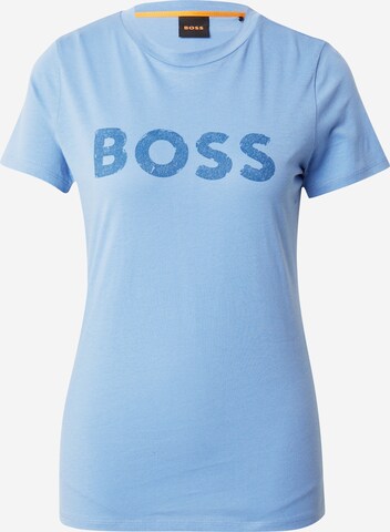 T-shirt 'Elogo 5' BOSS en bleu : devant