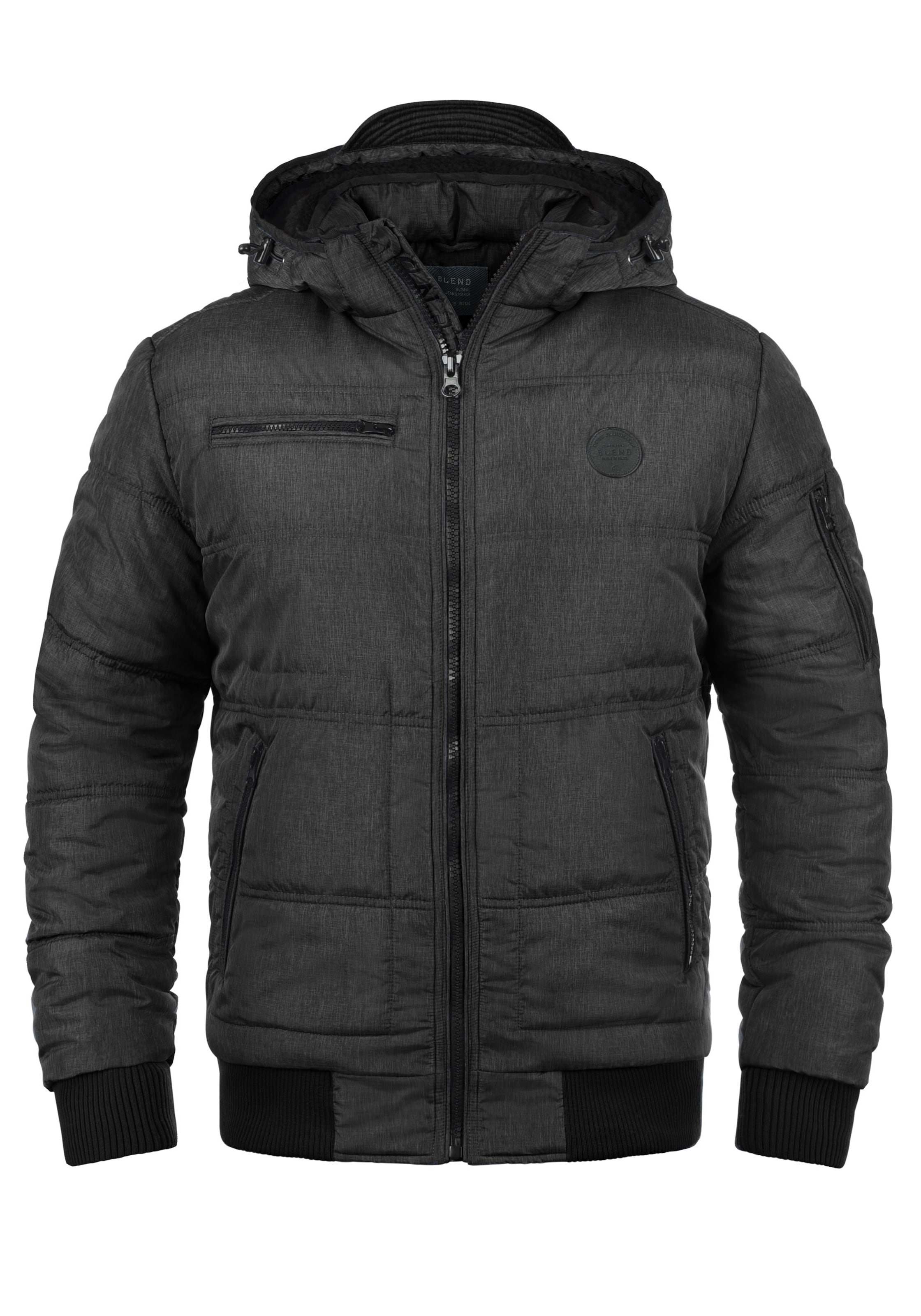 Veste d’hiver 'Boris' BLEND en noir : devant