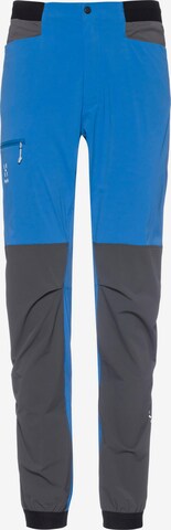 Haglöfs Tapered Workout Pants in Blue: front