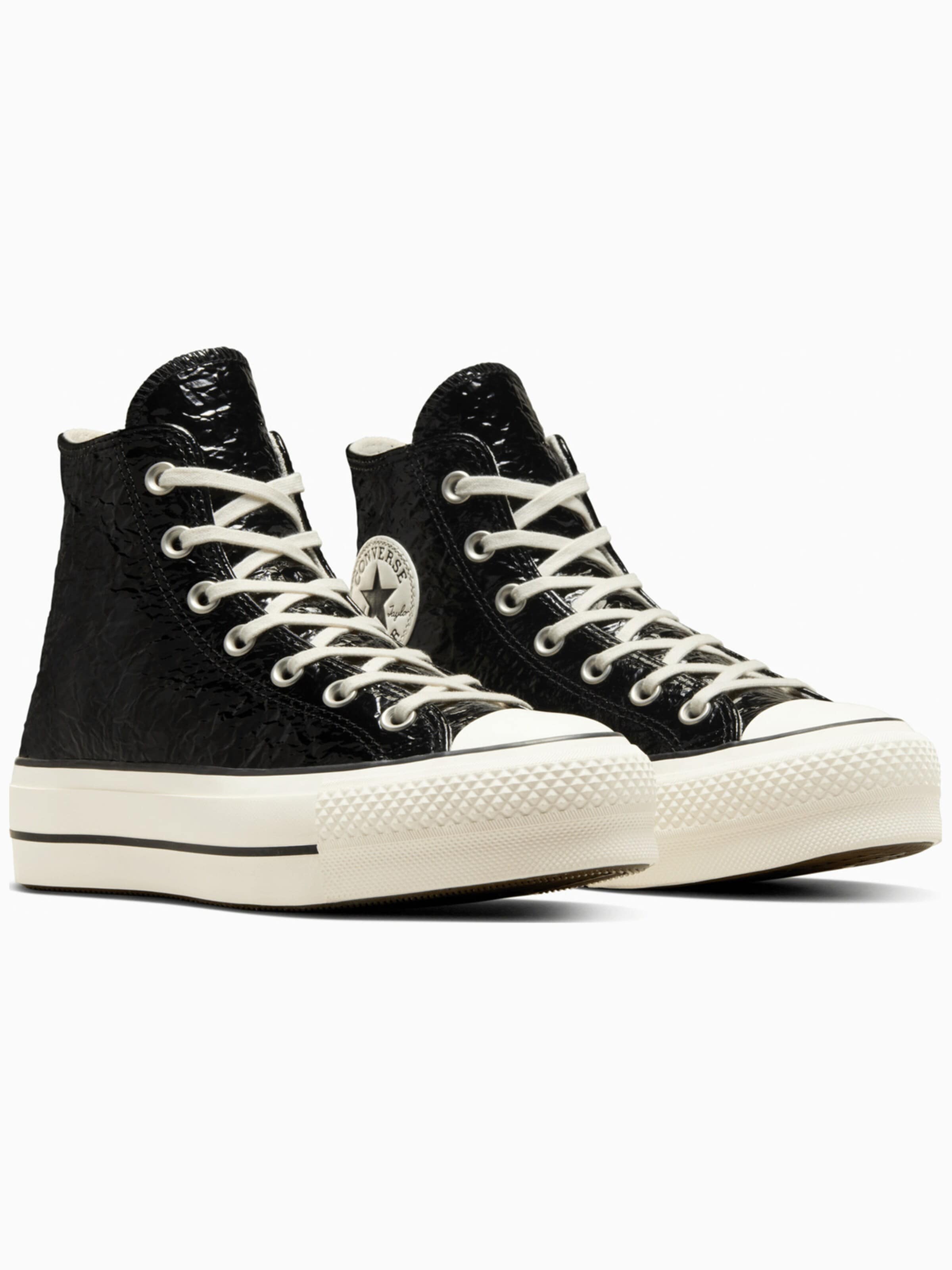 CONVERSE Sneakers hoog 'Chuck Taylor All Star Lift' in Zwart
