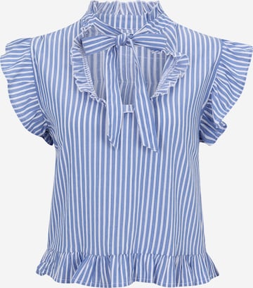 OBJECT Petite Bluse 'HONDA' in Blau: predná strana