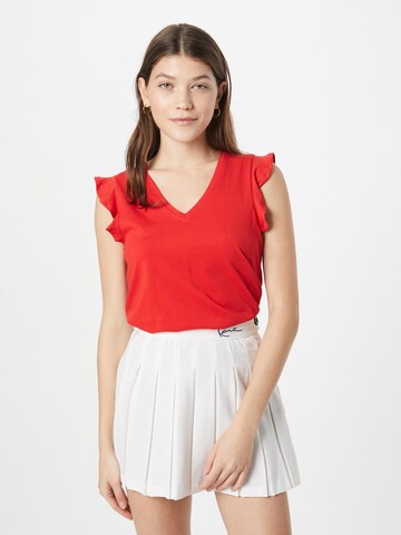 ONLY - Camisa 'MAY' em vermelho: frente