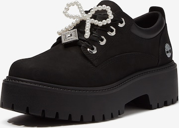 Pantofi cu șireturi de la TIMBERLAND pe negru: față