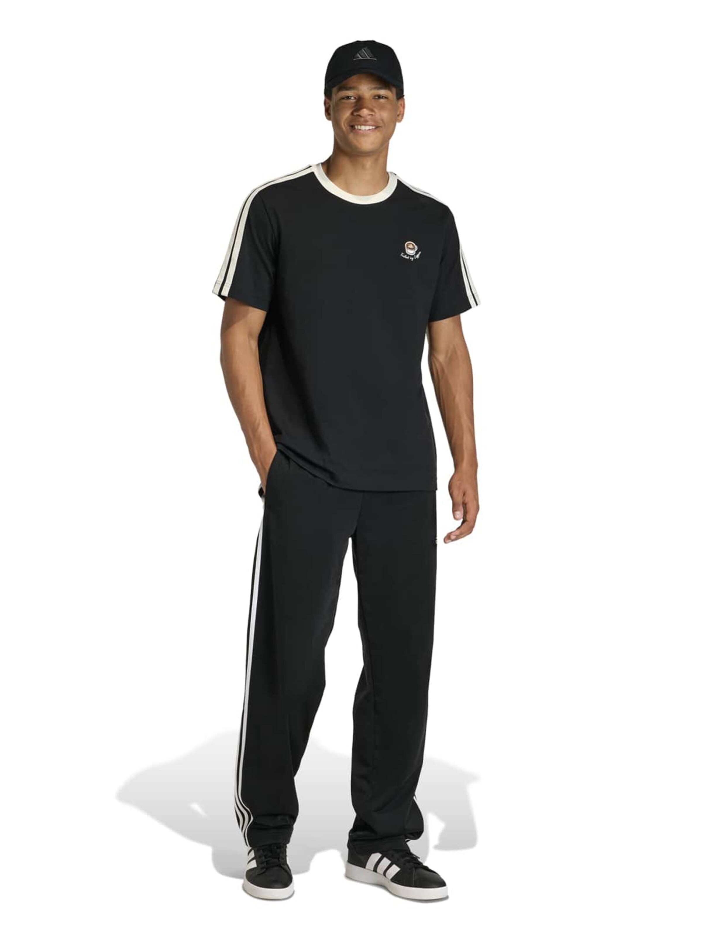 juoda ADIDAS SPORTSWEAR Sportiniai marškinėliai 'LUX COFFEE CAFE CUP'