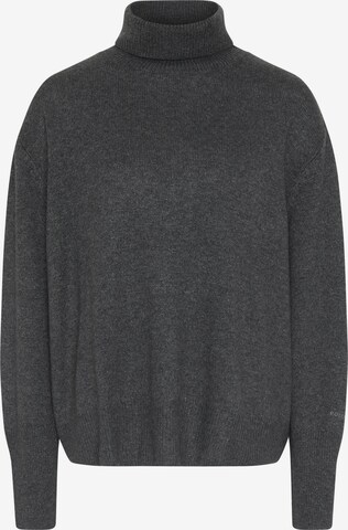 Polo Sylt Sweater in Black: front