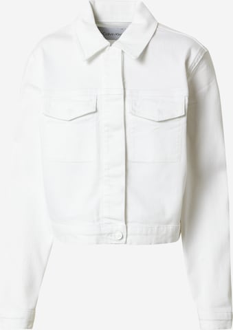 Calvin Klein Övergångsjacka i vit: framsida