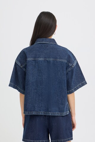 ICHI Blouse 'KAMINA ' in Blauw