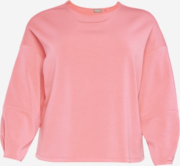 SAMOON T-shirt i rosa: framsida