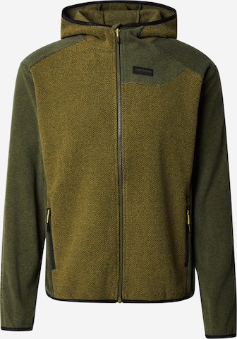 ICEPEAK Функционално поларено яке 'BOLIVAR' в зелено: отпред