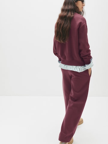 Pull&Bear Mikina – červená