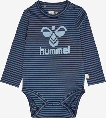 Hummel Rompertje/body 'MULLE' in Blauw: voorkant