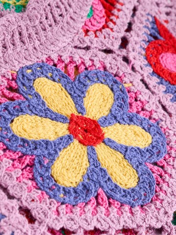 Next Broderad topp i lila