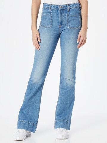 SCOTCH & SODA Flared Jeans 'The Charm' in Blauw: voorkant