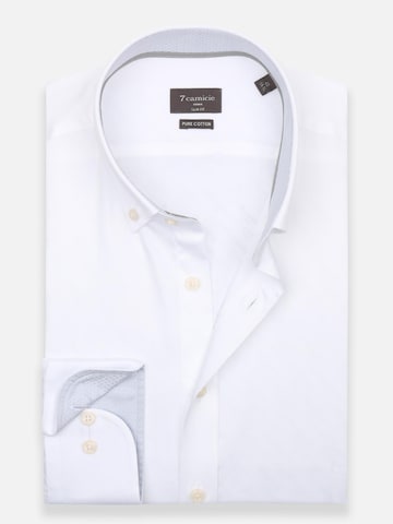 7Camicie Slim Fit Businesshemd 'Leonardo'‌‌‌‌‌‌ in Weiß