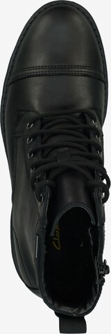 Stivale stringato 'Batcombe Cap' di CLARKS in nero