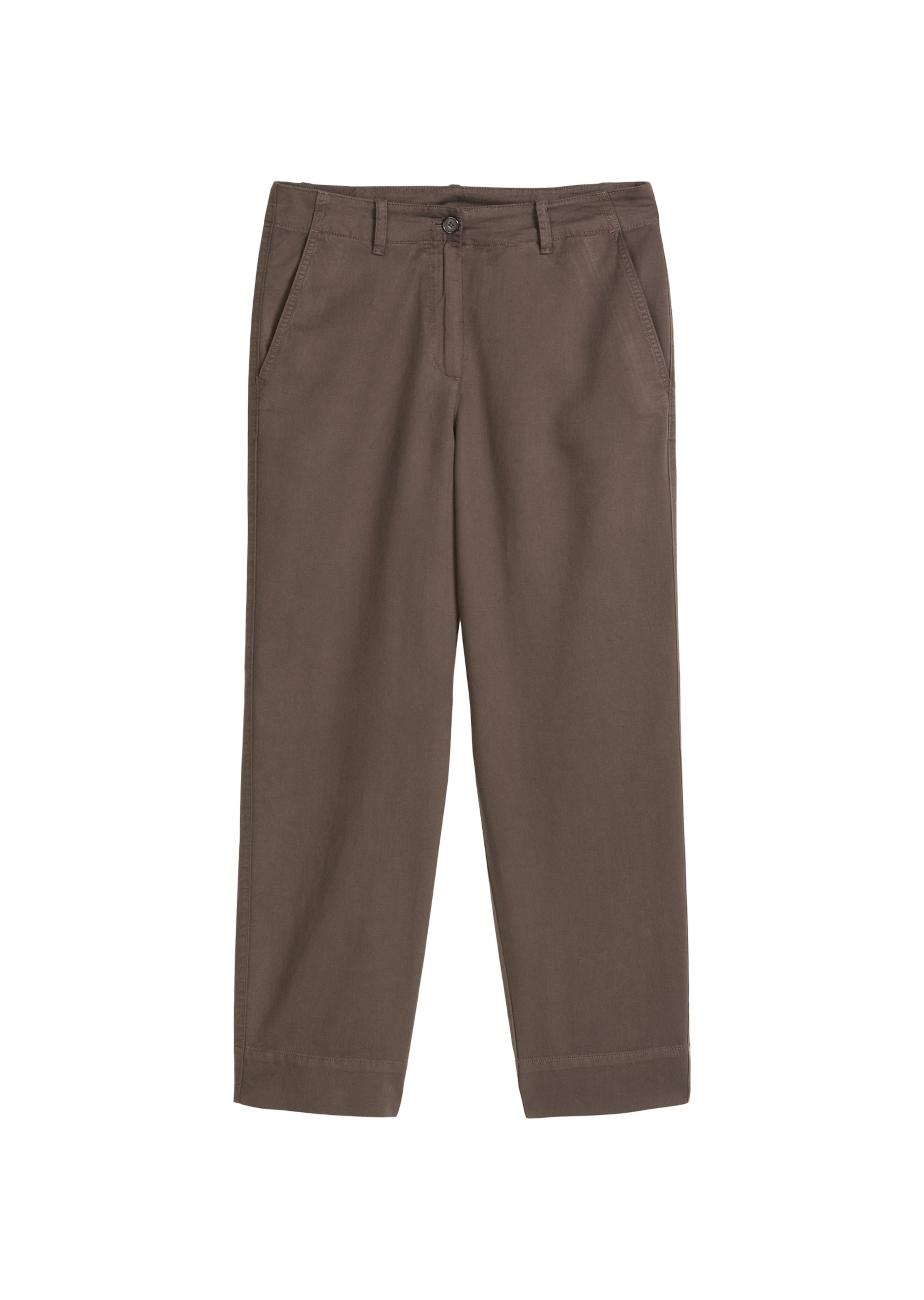 Loosefit Pantalon chino 'Lande' Marc O'Polo en marron : devant