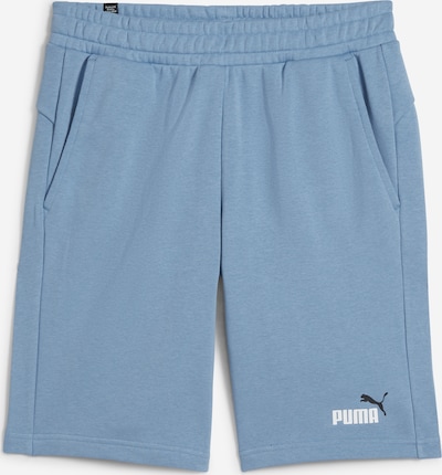 PUMA Pantalon de sport 'ESS+' en bleu clair / noir / blanc, Vue avec produit