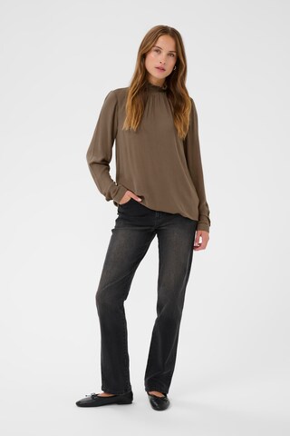 Kaffe Bluzka 'Trine' w kolorze brązowy