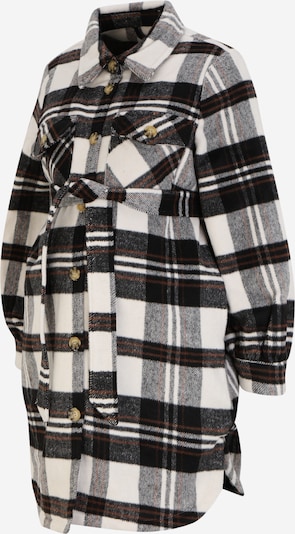 MAMALICIOUS Jacke 'Lolle' in braun / schwarz / weiß, Produktansicht