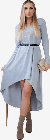 Lumera Kleid in Grau: Vorderseite