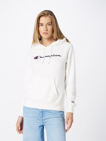 Champion Authentic Athletic Apparel Sweatshirt 'Classic' i hvid: forside