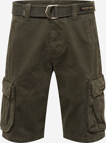 Regular Pantalon cargo 'Vintage Core' Superdry en vert : devant