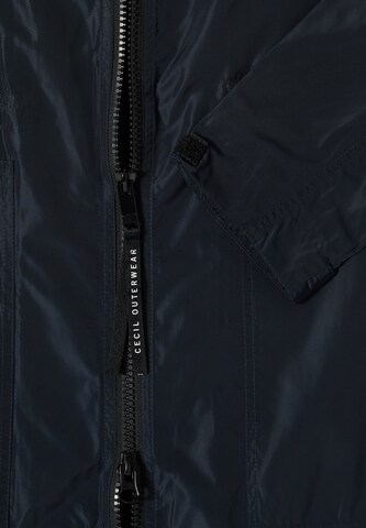 CECIL Between-Seasons Coat in Blue