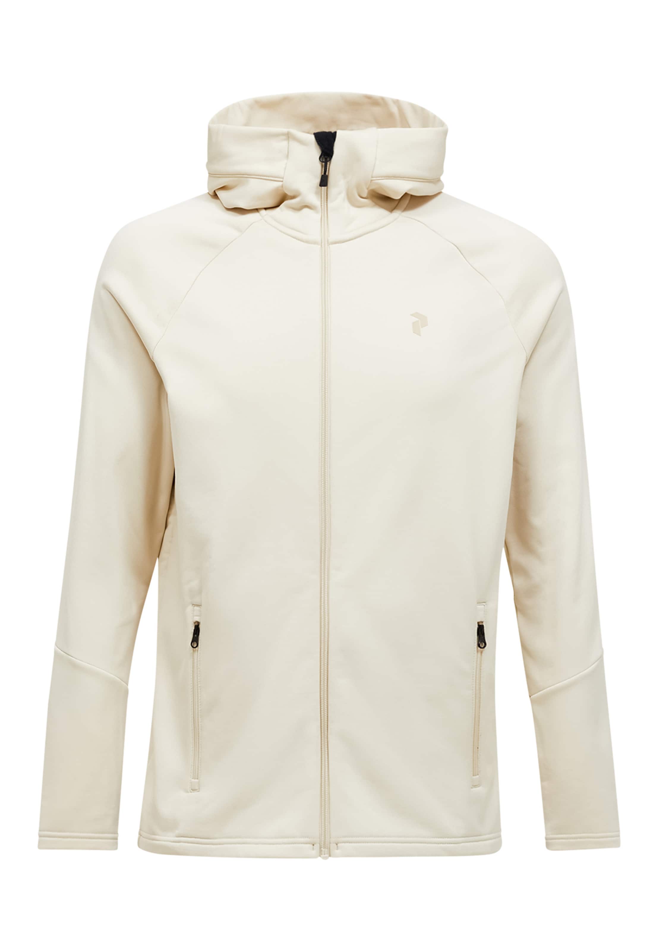 Veste en polaire PEAK PERFORMANCE en beige : devant