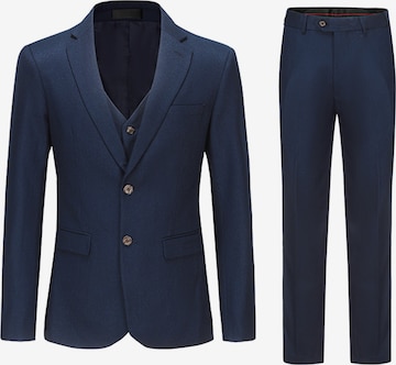 ALLTHEMEN Tapered Suit 'Zweiklang' in Blue: front